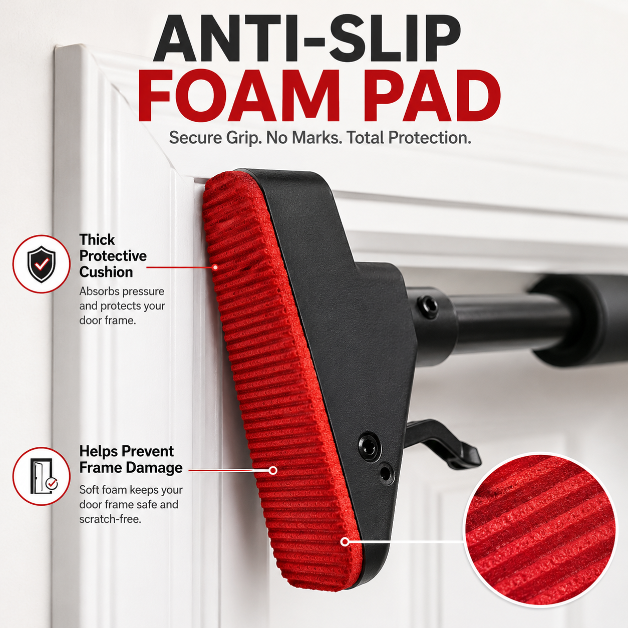 Heavy-Duty Adjustable Pull-Up Bar