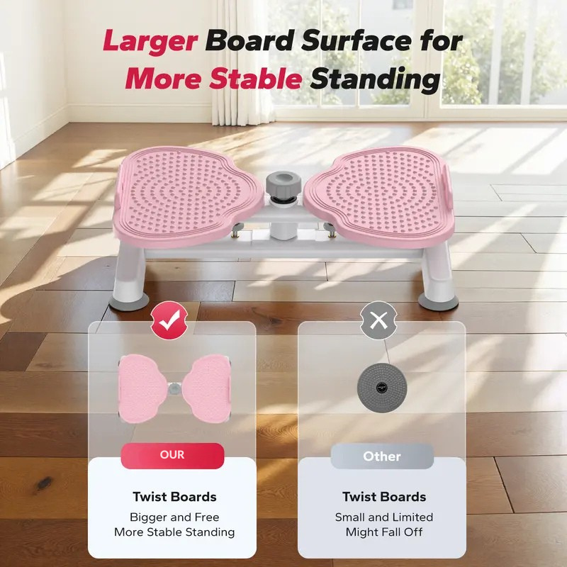 Adjustable Twist Board for Home Fitness
