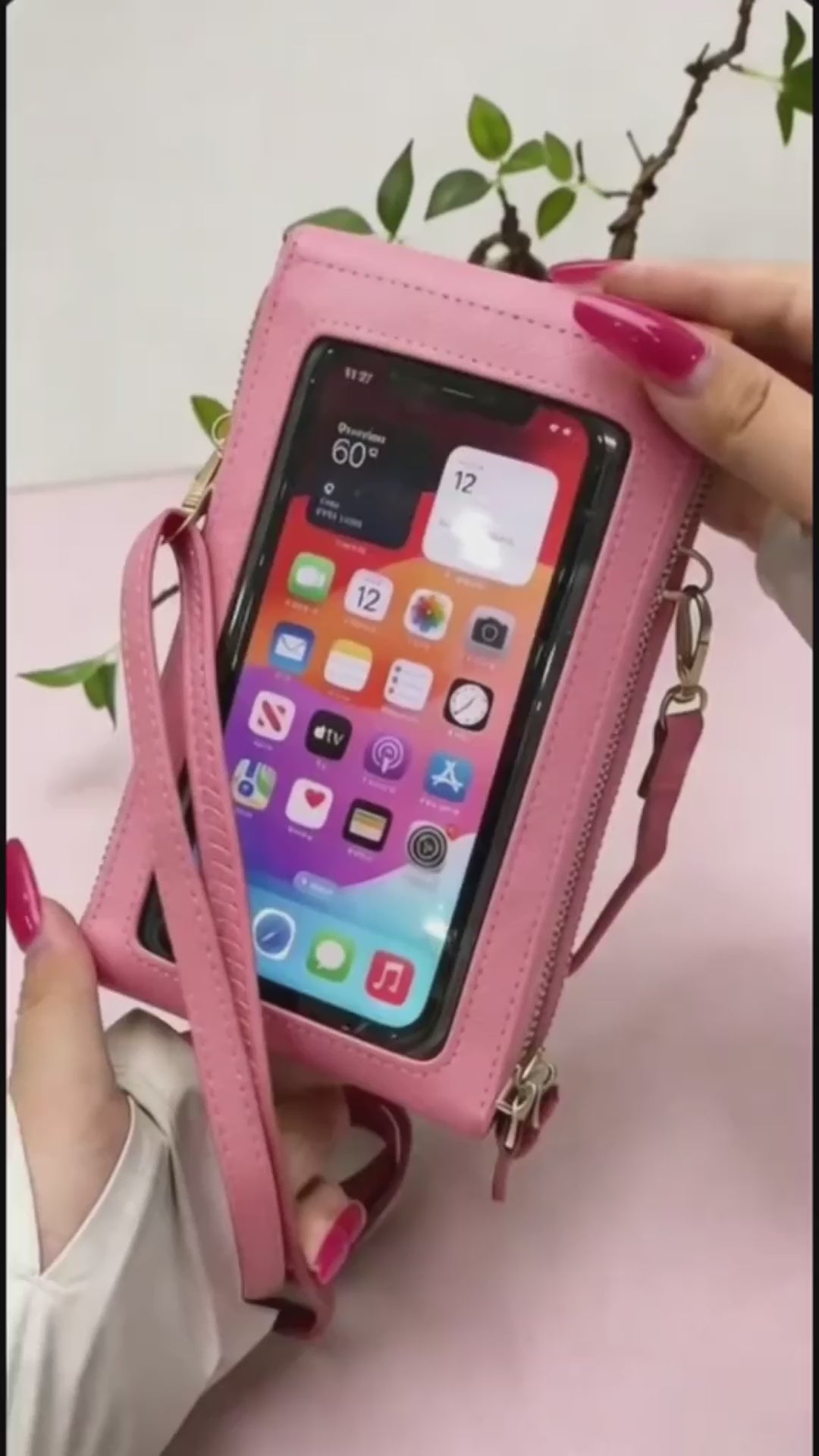 Touchscreen Crossbody Wallet
