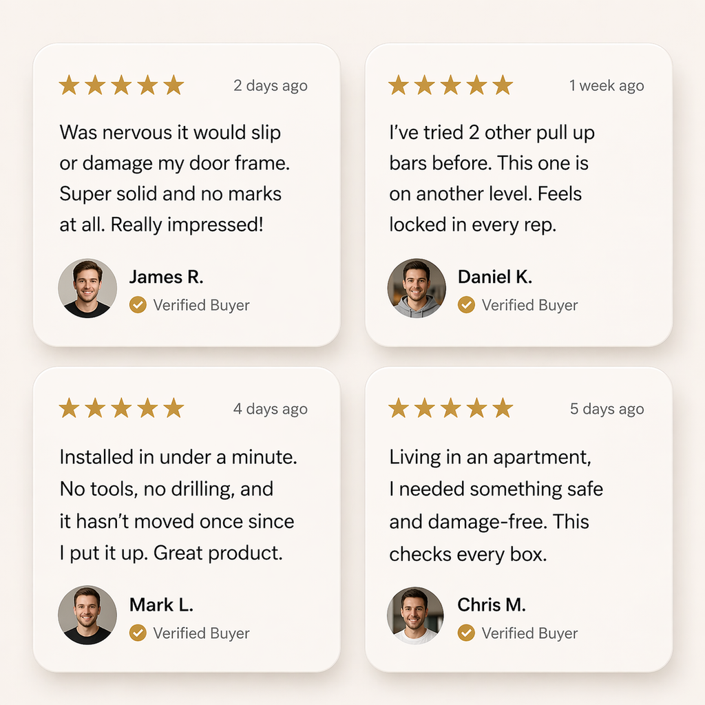 Heavy-Duty Adjustable Pull-Up Bar