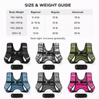 Adjustable Weighted Training Vest